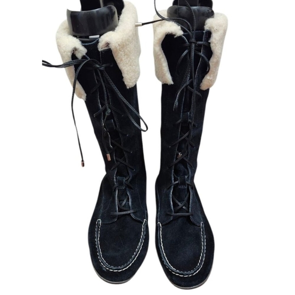 Sperry Topsider Bayshore Lace Up Moccasin Boots Size 9 M NWT - Picture 3 of 11